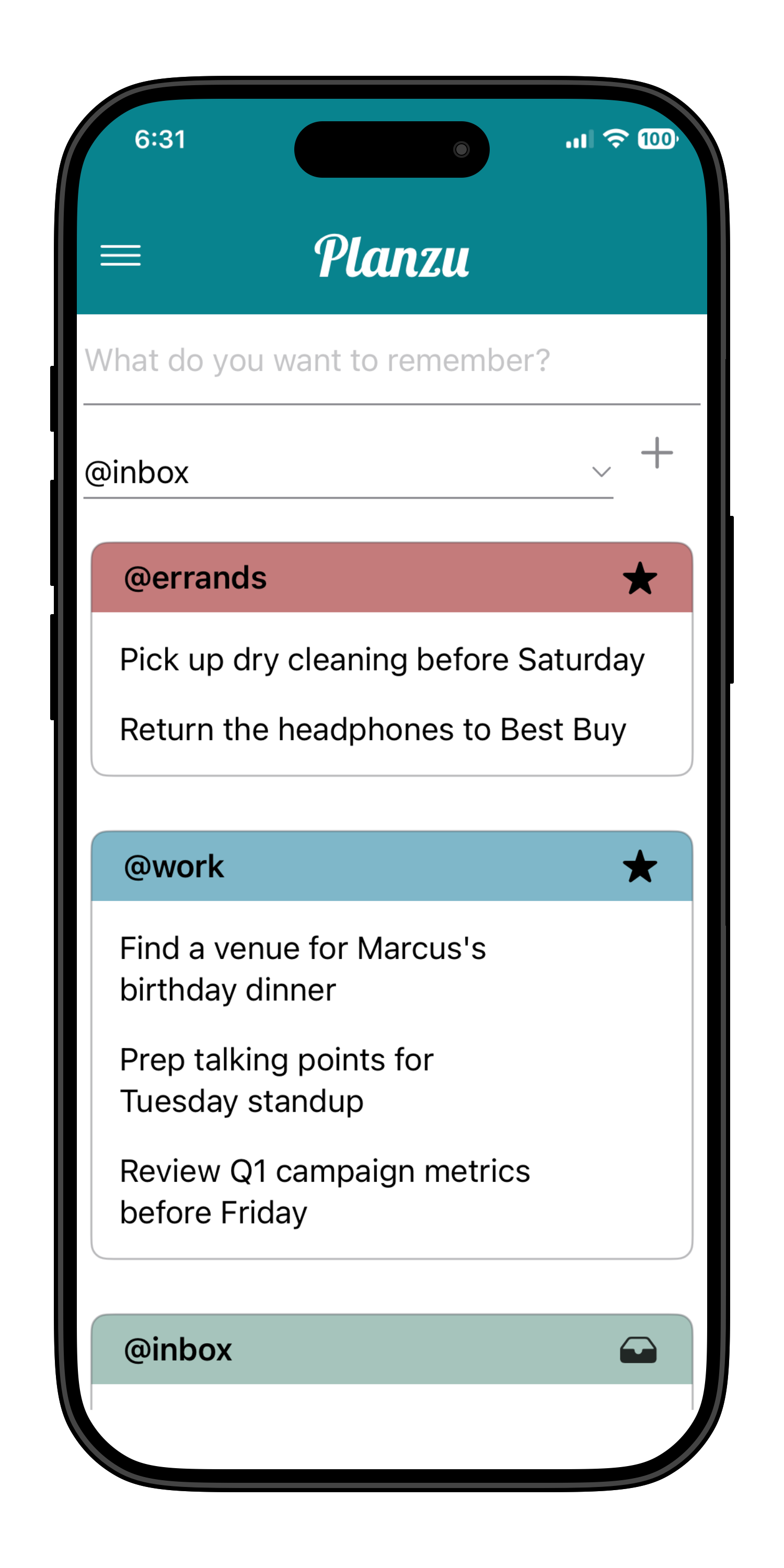 Context management with color coding