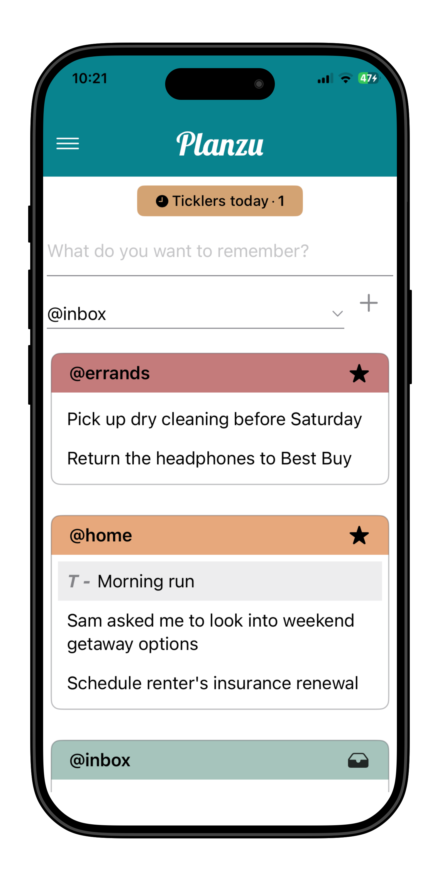 Planzu capture and clarify demo